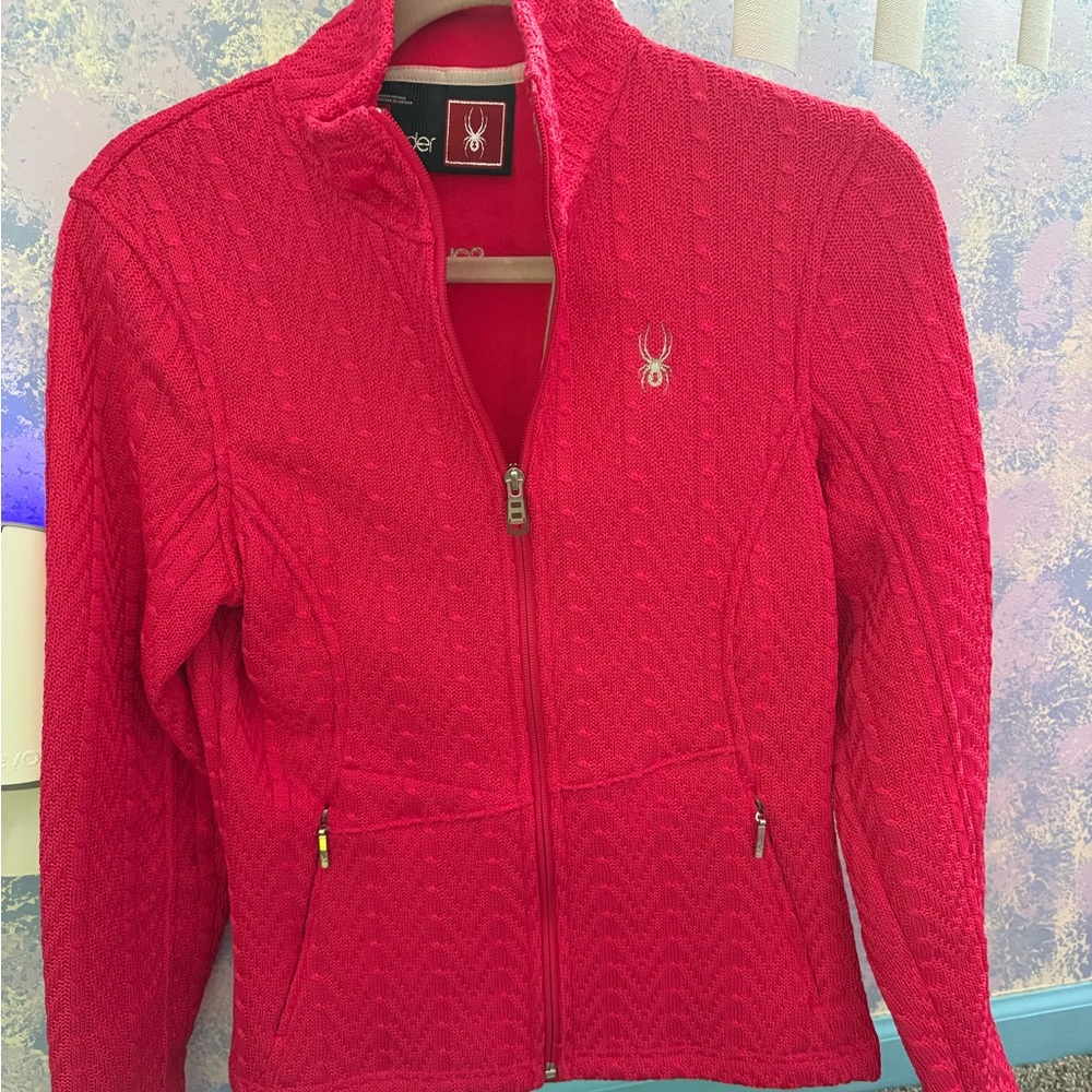 Spyder Women's Vibrant Bright Pink Ski Jacket